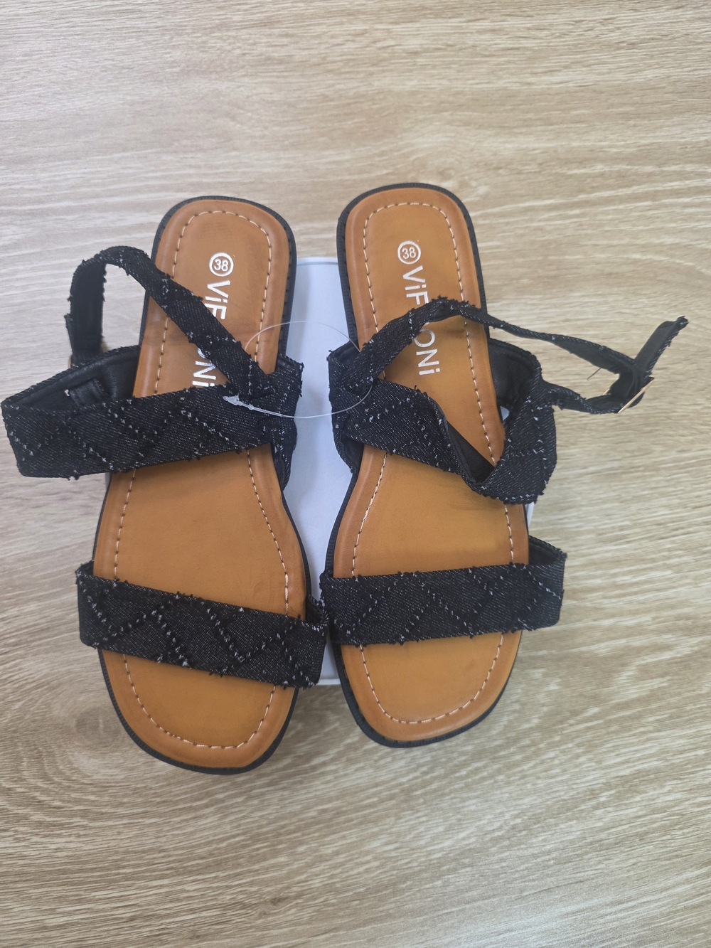 Black Strappy Women's Sandals